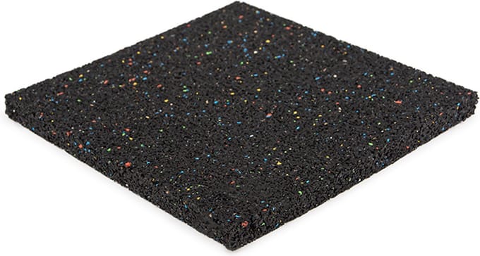 Rubbermagazijn - Rubber tegeldragers - 80 tegels - 20x20cm - Dikte 0,5 cm - Terrasdrager
