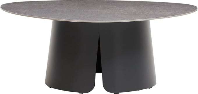 Serenno lounge tuintafel 97x97xH37 cm aluminium antraciet
