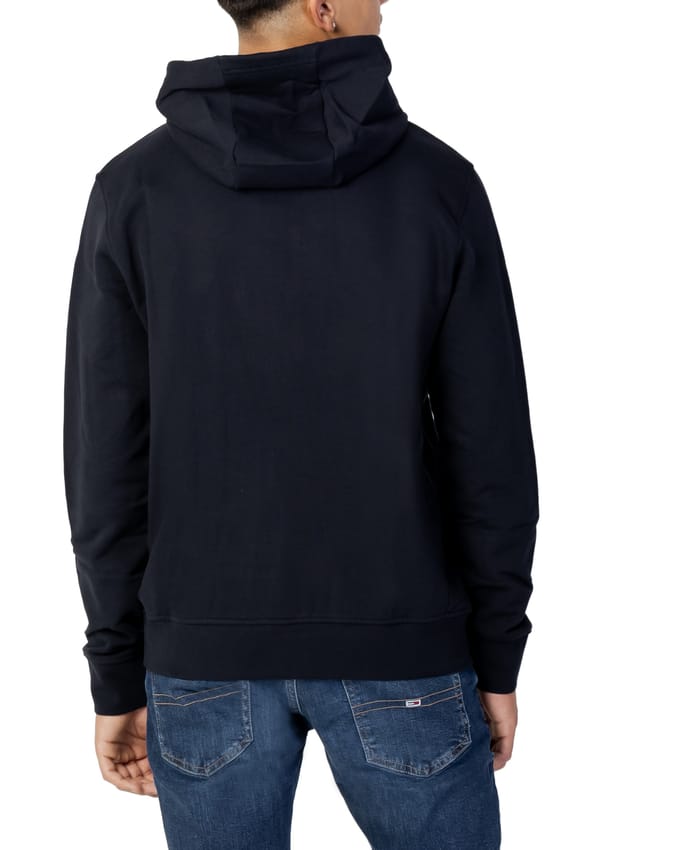 Armani Exchange Stretch fabric zip-up sweatshirt - black