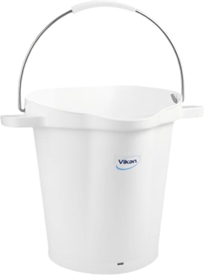 Emmer | 20L | Vikan | Hygiëne | met schenktuit | Food | Wit