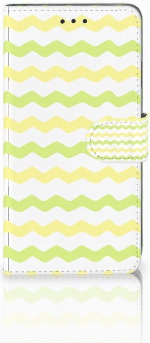 Apple iPhone Xs Max Telefoon Hoesje Waves Yellow