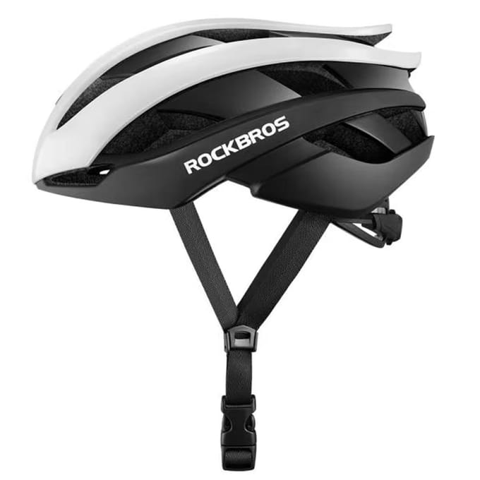 Rockbros 10110004002 bicycle helmet size M - white and black