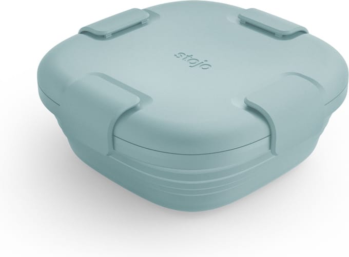 Stojo - Lunchbox 700 ml Aquamarine - Siliconen - Blauw -