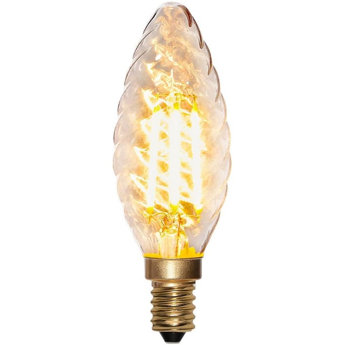Star Trading Soft Glow LED kaarslamp barokstijl - E14 - 3W - Dimbaar - Super Warm Wit <2200K