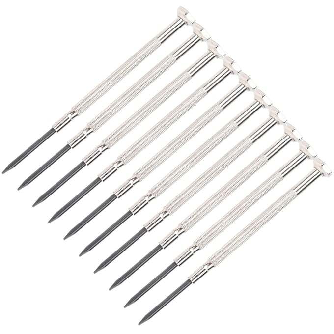 10 stuks Professionele Schroevendraaier Reparatie Schroevendraaier Gereedschap voor Fluit Klarinet Saxofoon white