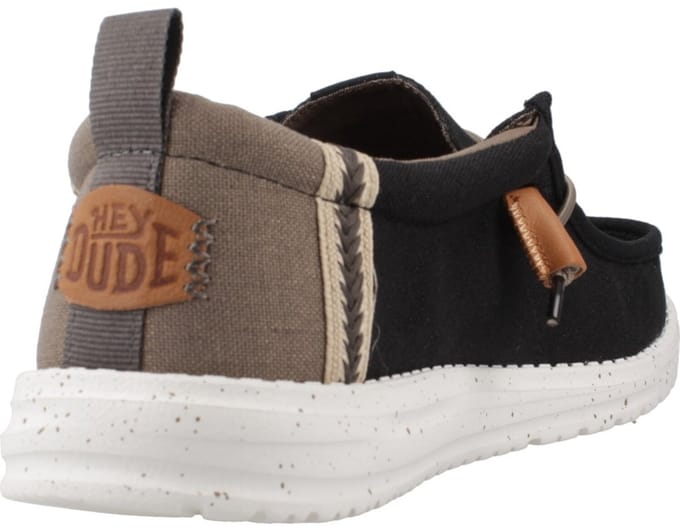 HEY DUDE WALLY SUMMER LINEN Zwart 43 EU