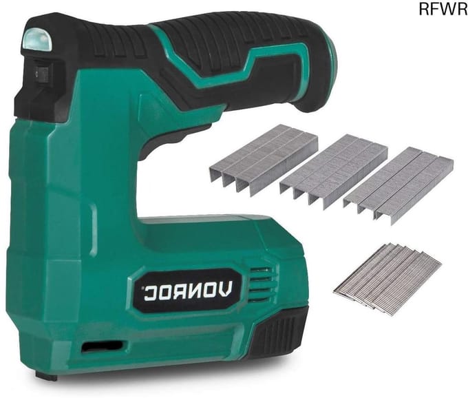 RFWR® Accu Tacker met Soft Grip - Compleet Set met Nietmachine en Accessoires