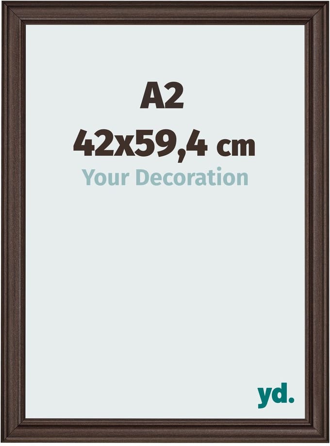 Your Decoration - Fotolijst A2 42x59,4 cm - MDF - Eiken Donker - Lazio