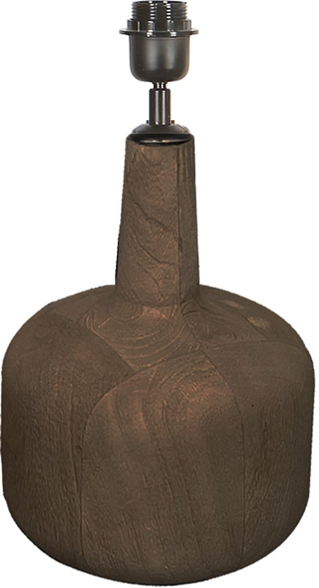 by Mooss - Tafellamp - Hout - Modern - Umber - Mat - Donkerbruin - 22 cm