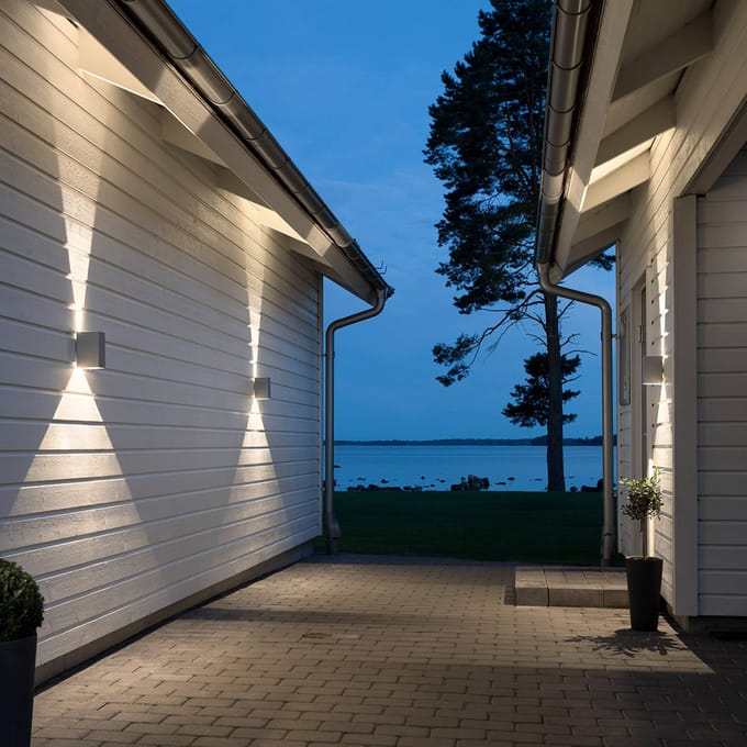 Konstsmide Cremona 7940-310 LED-buitenlamp (wand) Energielabel: F (A - G) LED LED vast ingebouwd 6 W Grijs