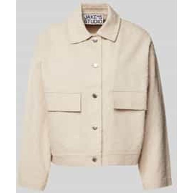 Blazer met structuurmotief en klepzakken