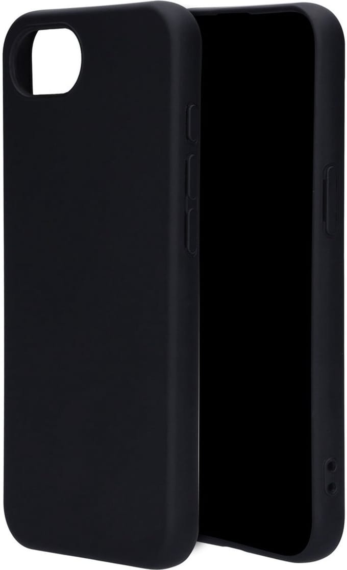 Mobiparts hoesje geschikt voor de Apple iPhone 16e Apple iPhone 17e - Siliconen - Zwart