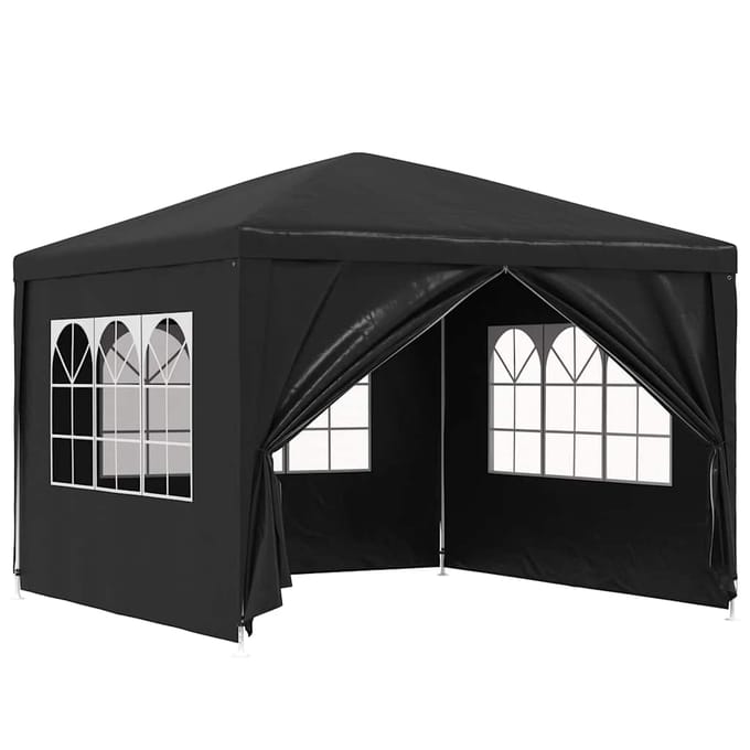 vidaXL - Partytent - 3x3 - m - antracietkleurig