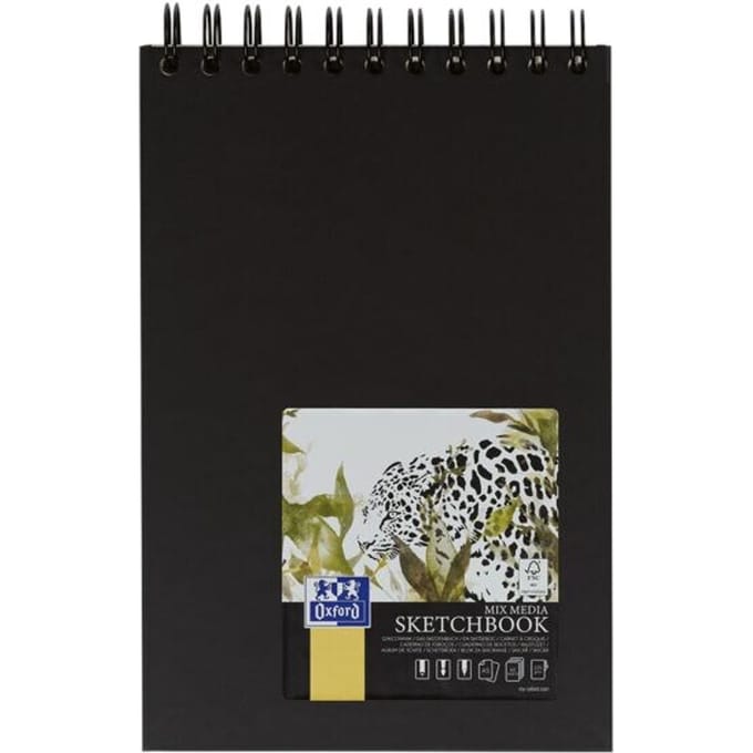 Schetsboek Oxford Mix Media A5 40 vel 225 gram spiraal