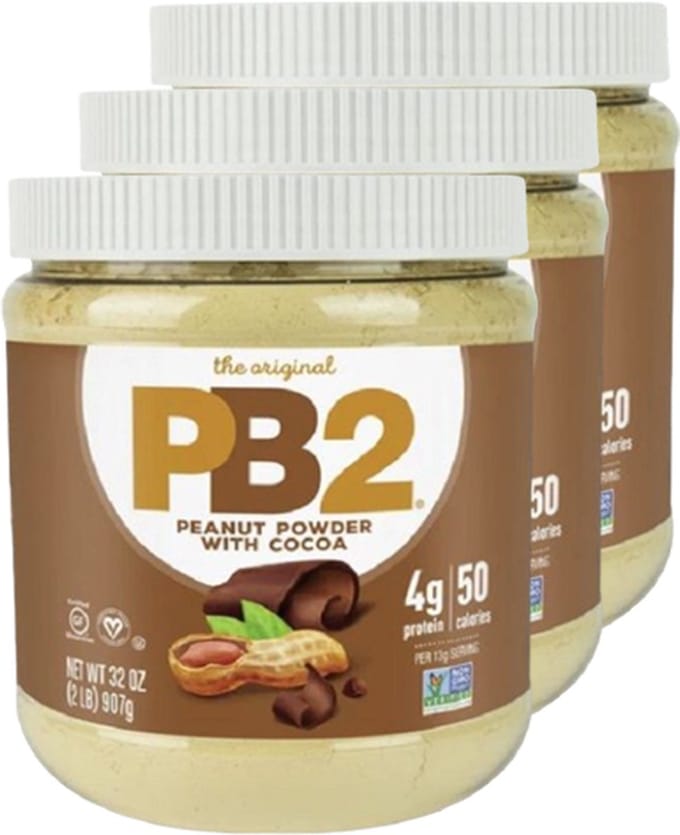 PB2 | Powdered Peanutbutter | Chocolate | 454g | 3 stuks | 3 x 454g