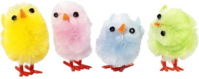 Creativ Company Colored Easter Chicks Chenille 12pcs.