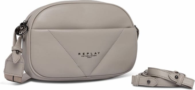 REPLAY Schoudertas Crossbody Bag Grey Lichtgrijs