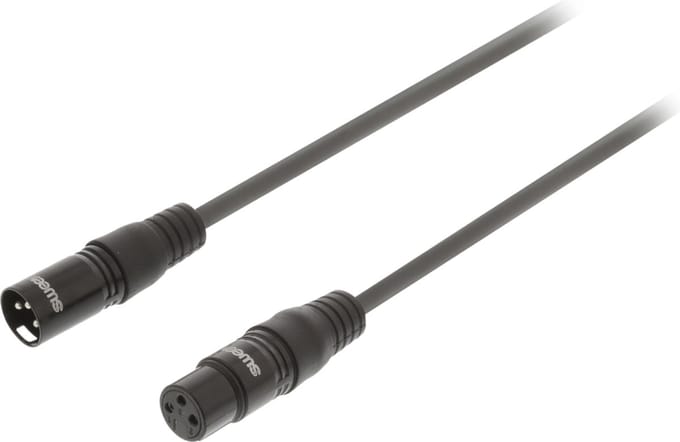 Sweex XLR (m) - XLR (v) audiokabel - 5 meter