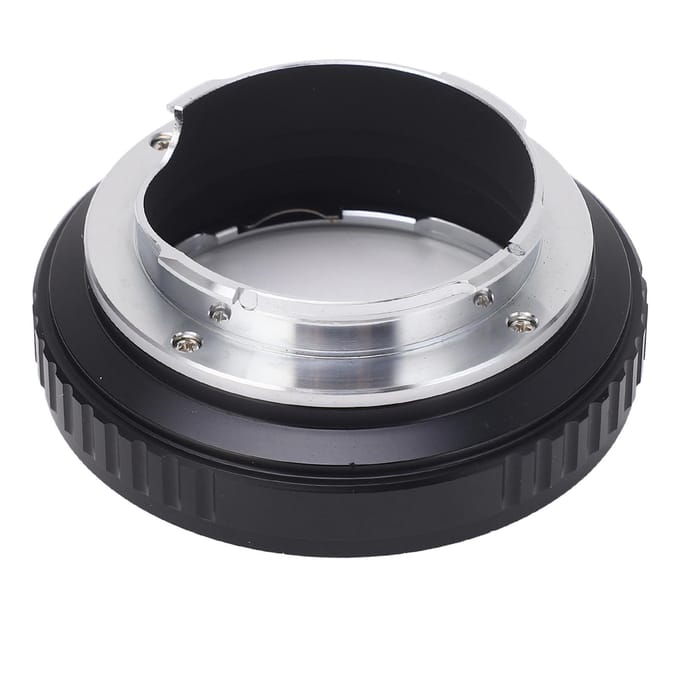 Adaptateur de Monture d'Objectif pour Objectif Olympus OM vers Appareil Photo Monture M Alliage d'Aluminium Bague Adaptatrice d'Objectif pour Leica gray
