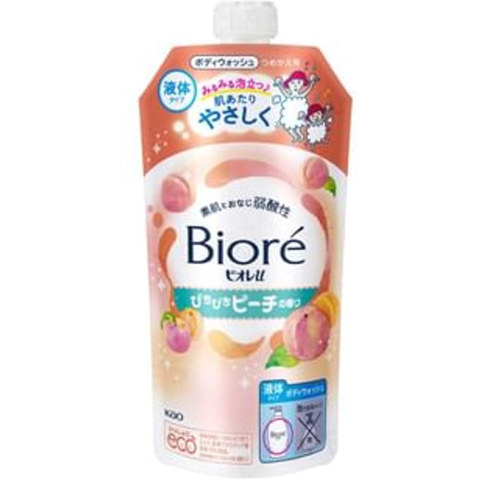 Kao - Biore U Body Wash Peach Refill 320ml