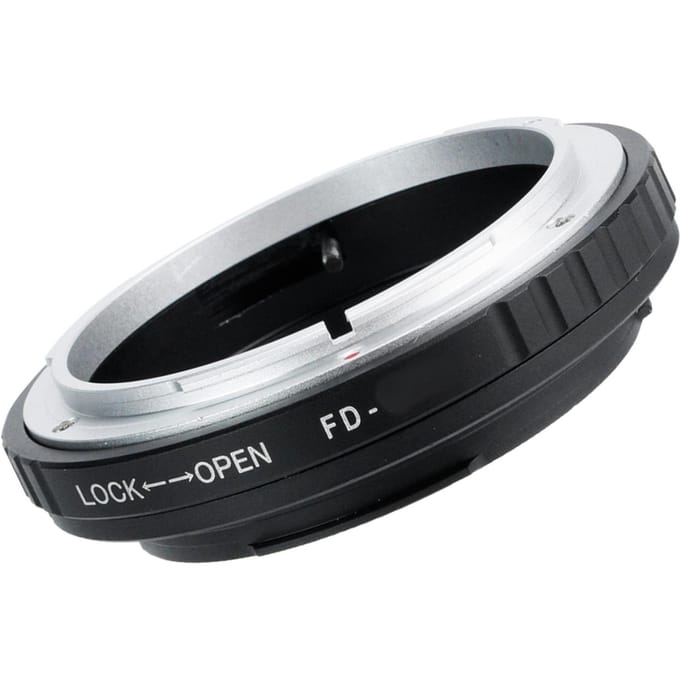 FDEOS EF Ring Adapter Lensadapter FD Lens voor Canon EOS EF Mount Camera wit