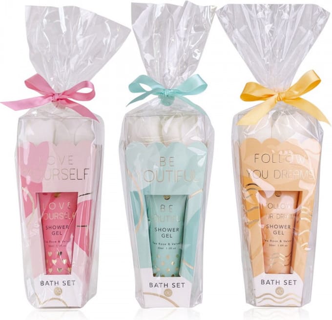 Be Youtiful - Bath Set - 3X - Shower Gel - Tea Rose & Velvet