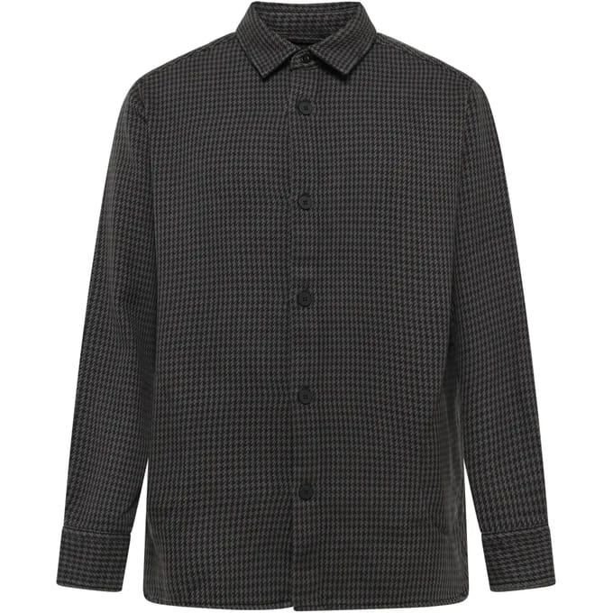 Overhemd KnowledgeCotton Apparel Houndtooth Loose