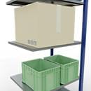 SCHULTE Lagertechnik - Boutloos erkersysteem - 2000x 750x600 mm, type 150 kg