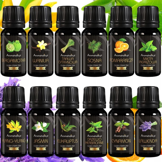 Aromaholik - Etherische Olie Set - 12 Geuren - Aromatherapie