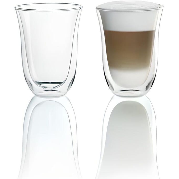 DeLonghi Kopjes Dubbele thermowant Set van 2 latte macchiato glazen 5513214611