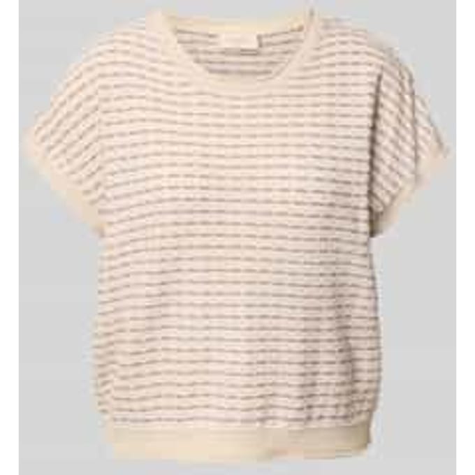 Gebreid shirt met ronde hals, model 'DODO'