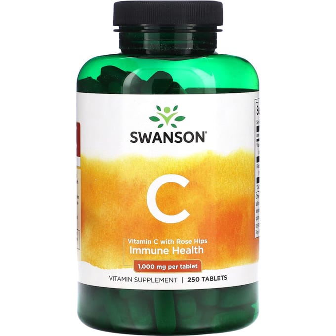 Vitamine C met Rozenbottel, 1.000 mg, 250 Tabletten