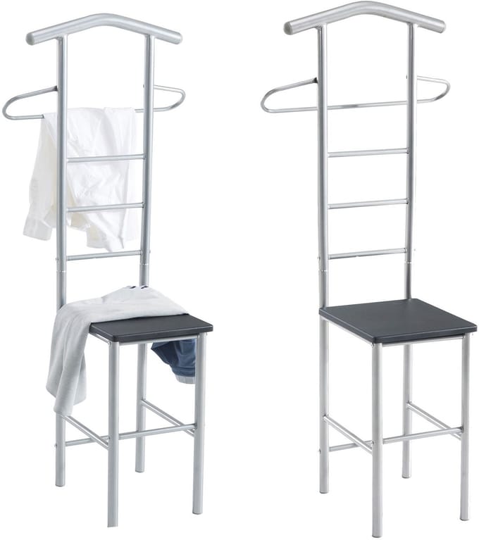 Kledingrek JIVO, set van 2 - zwart