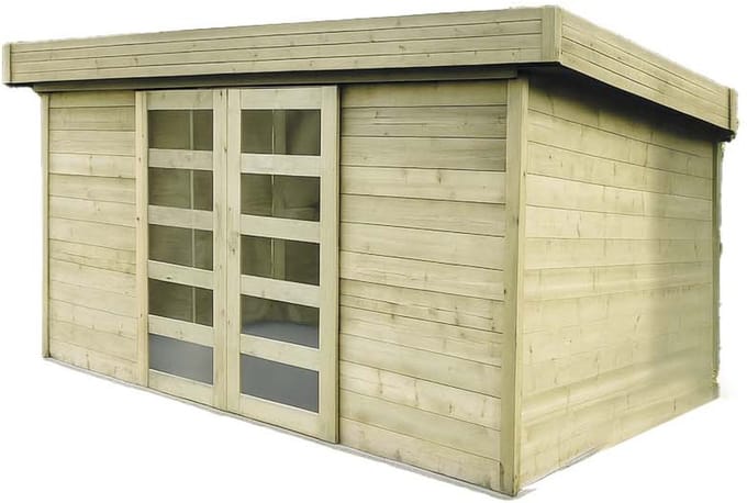 Solid Tuinhuis Superia Modern Malmo - Geïmpregneerd - 393x306cm