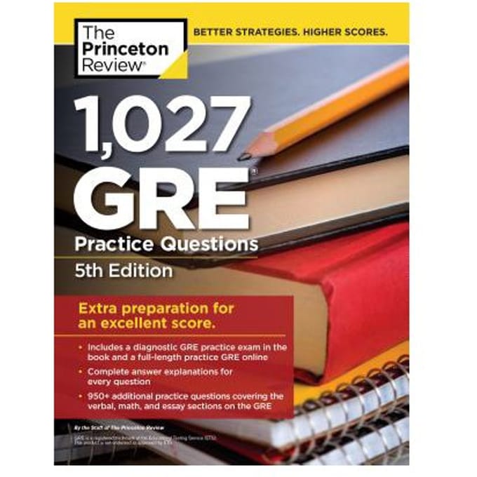 1,027 Gre Practice Questions - Princeton Review