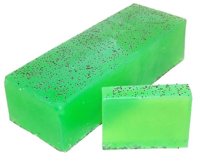 Rojafit - Natuurzeep - Handgemaakt - Tea Tree & Pepermunt - Plak van +/- 100 gram.