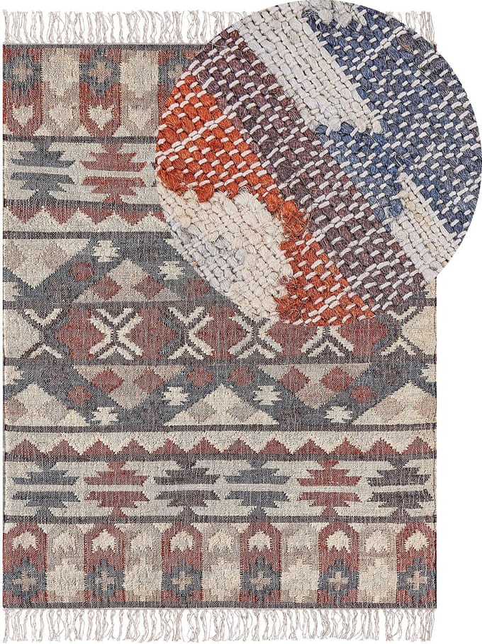 KALFA - Jute vloerkleed - Multicolor - 160 x 230 cm - Jute