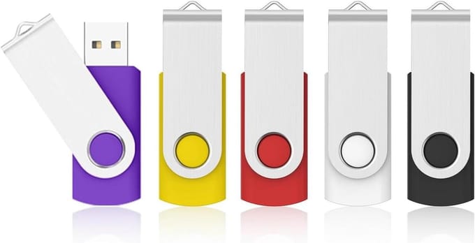 USB-sticks 32 GB - Geheugenstick Pen Drive - Bestanden Opslaan - Capless Draaibaar Ontwerp