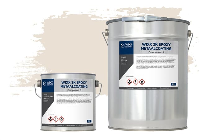 Wixx 2K Epoxy Metaalcoating - 5L - RAL 9001 | Crèmewit