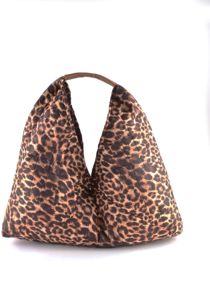 Giuliano shopper Elke - Made in Italy - Panter - Bruin