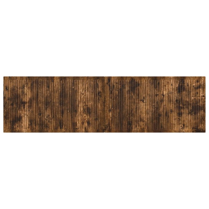 vidaXL - Wandgemonteerd - Hoofdbord - EDE - Gerookt - eiken - Bewerkt - hout