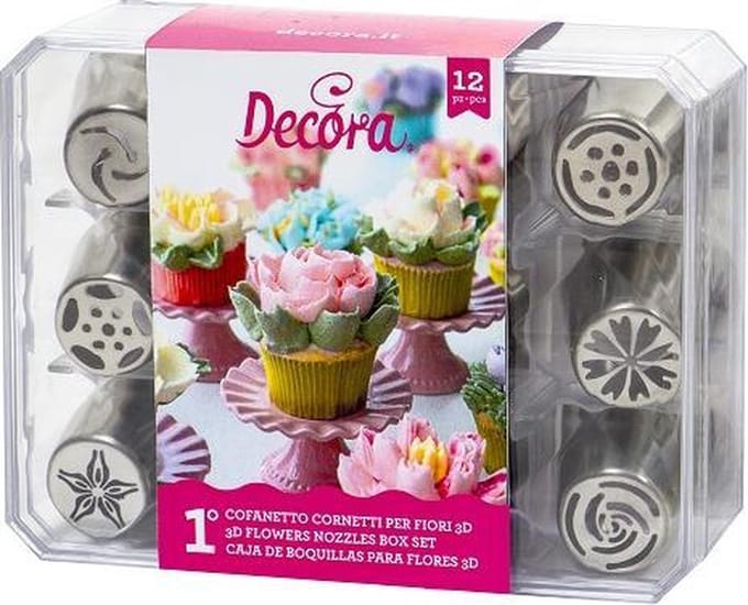 Spuitmondjes 3D - Boeket - Set 1 - Decora
