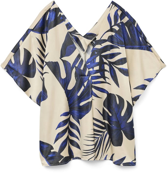 VERO MODA - VMVINA JOSSE WIDE TOP WVN GA LCS - Dames - Blouses
