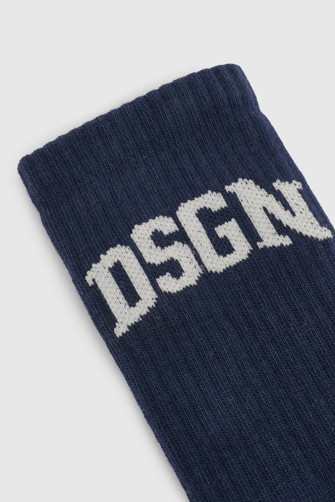Dames Dsgn Studio Collegiate Sportsokken | Midnight Blue