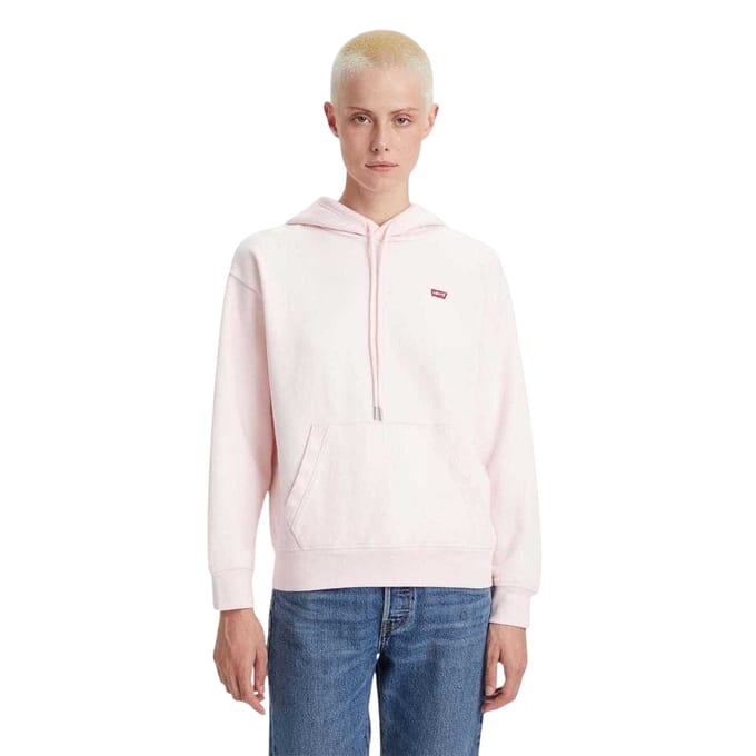Levis Dames/Dames Relaxed Fit Hoodie (Roze)