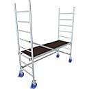 Krause rolsteiger ProTec - aluminium - werkhoogte tot 2,9 m - draagvermogen tot 200 kg/m² - met platform