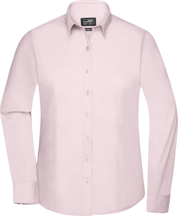 Daiber Blouse Dames Met Lange Mouwen (Licht Roze) Maat S