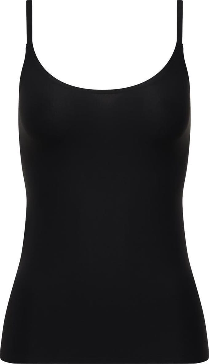 Chantelle - SoftStretch - Onderhemd Camisole - naadloos - onzichtbaar - verstelbare bandjes - ZWART