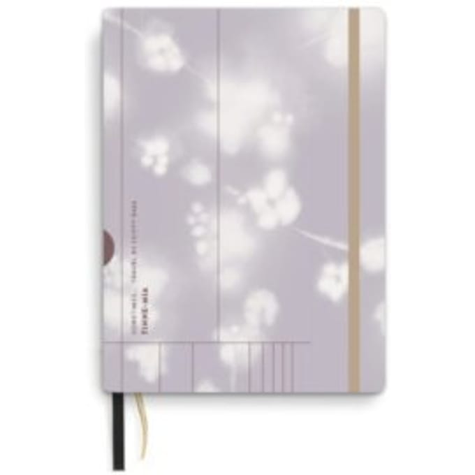 Tinne + mia travel journal, formaat 15.5 x 11.5 cm, flor de lila