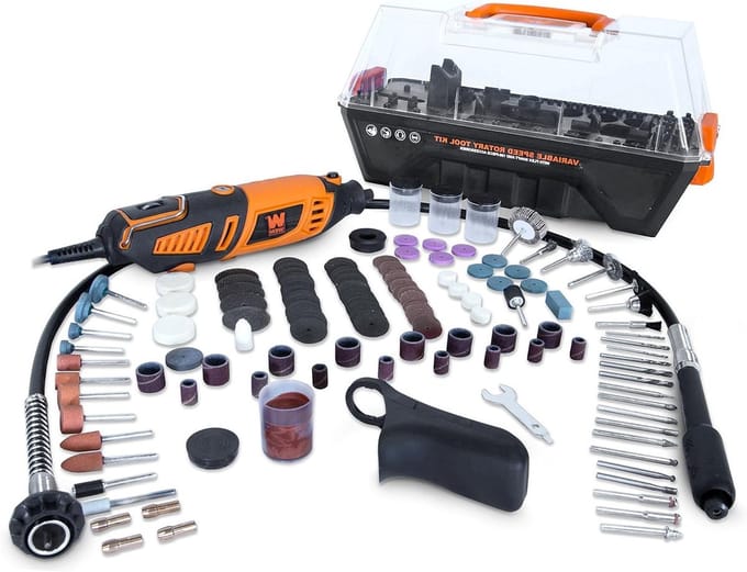 Draaigereedschap - Multitool set - Precisie klussen - Variabele snelheid - 190 accessoires - Multicolor